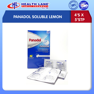 PANADOL SOLUBLE LEMON (4'Sx5'STP)